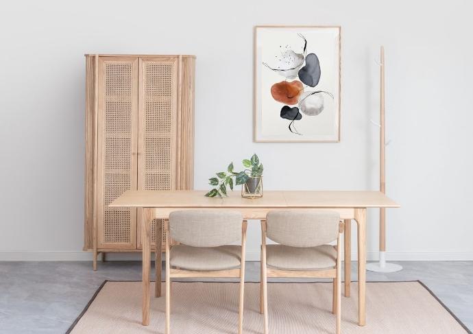 Scandinavian Style Furniture,Japandi Style Furniture,Bohemian Style Furniture,MOODBY Sustainable Furniture, Dining Room Furniture,Wood Dining Table